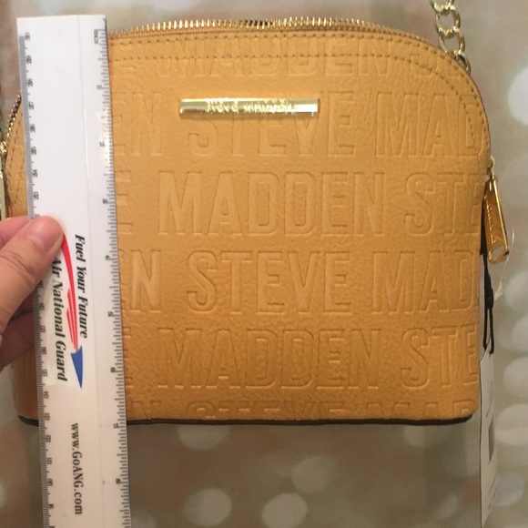 NWT STEVE MADDEN purse. Mustard Color. #27 - Picture 8 of 8